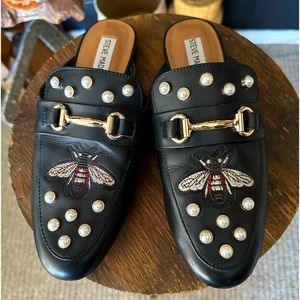 Steve Madden Pearl and Bee Mules